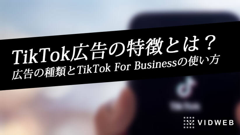 TikTok広告の特徴とは？広告の種類とTikTok For Businessの使い方について解説