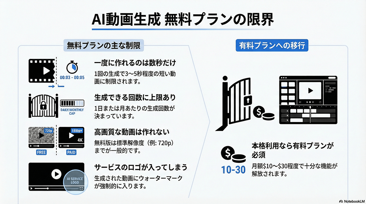 無料プランの限界