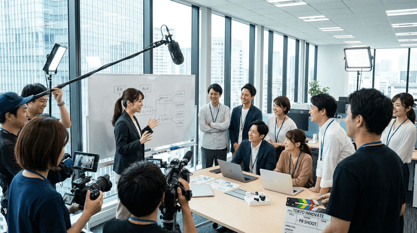 広報動画とは、企業や組織が自社の情報を社内外に発信するために制作する動画コンテンツの総称