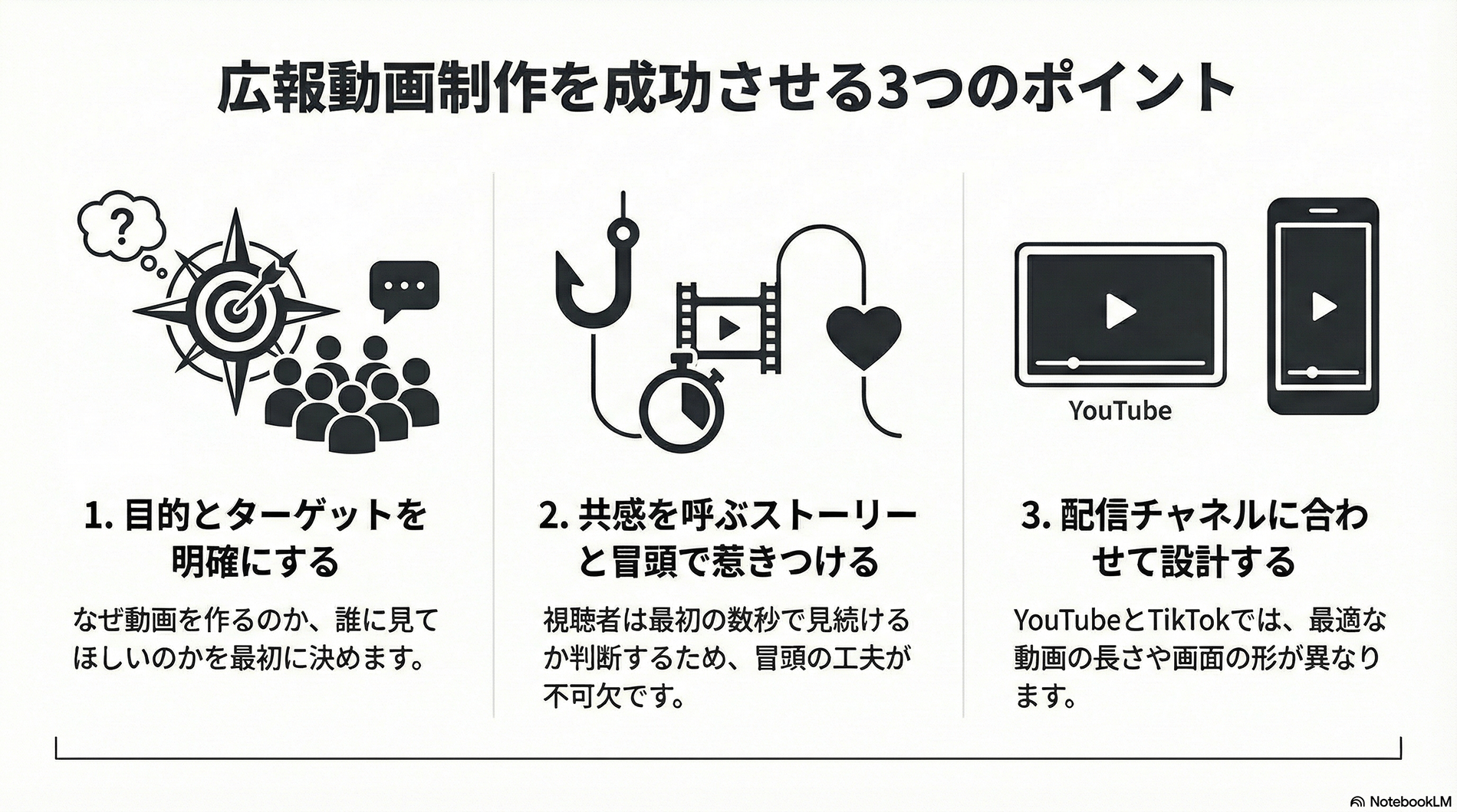 広報動画制作を成功させるポイント