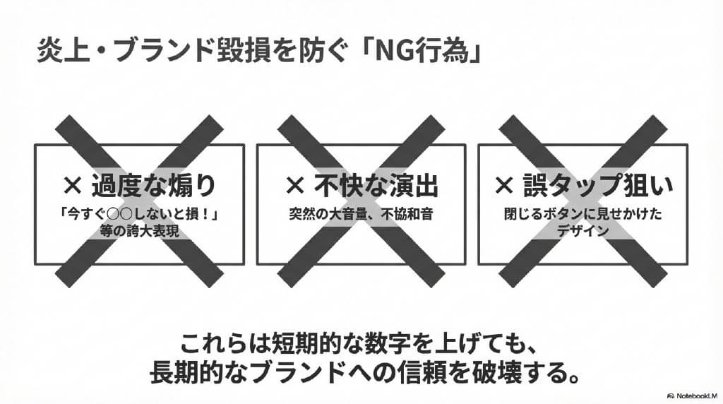 炎上・ブランド毀損を防ぐ「NG行為」