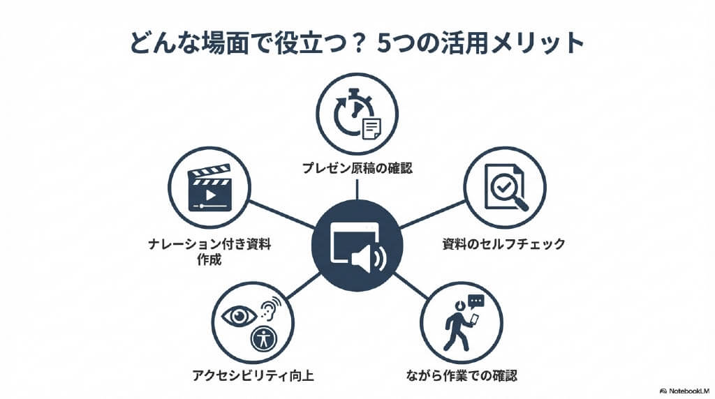 どんな場面で役立つ？５つの活用メリット