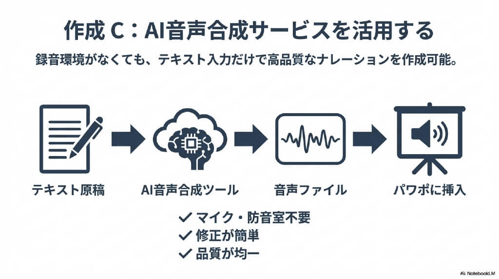 AI音声合成サービスを活用する